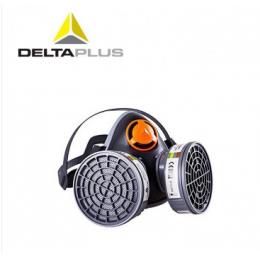 代爾塔DeltaPlus 105014 半面具 化工噴漆面具 防顆粒物雙濾盒面具