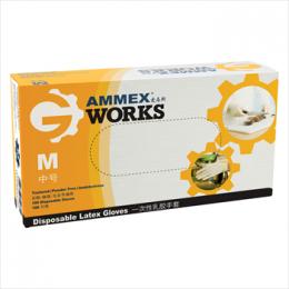 愛(ài)馬斯Ammex 一次性乳膠手套（無(wú)粉、經(jīng)濟(jì)型）,S