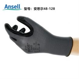 ANSELL安思爾 48-128丁腈涂層防護(hù)手套