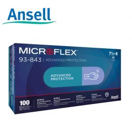 Ansell安思爾 93-843一次性丁腈無粉手套