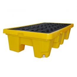 國產(chǎn) 危廢防滲漏托盤油桶推車化學(xué)品防泄漏聚叉車乙烯托盤接油盤平臺