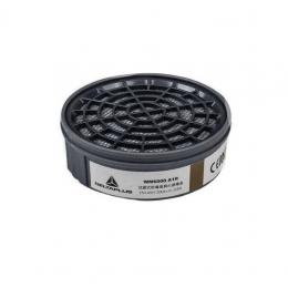 代爾塔DeltaPlus 105011 單濾盒防毒面具 M6300 硅膠防護(hù)半面罩