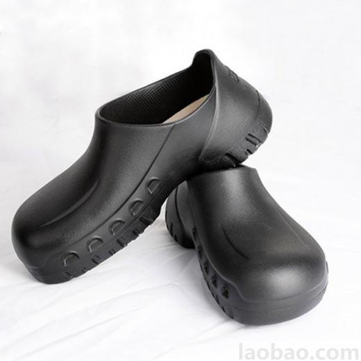 范特仕Funtownshoes 7100 黑色不帶孔防滑橡膠大底廚師鞋EVA材質(zhì)