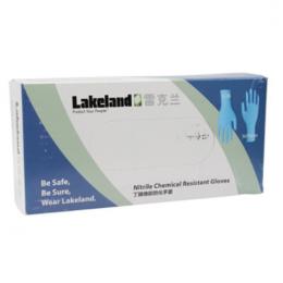 雷克蘭Lakeland 8308PF 限次型藍(lán)色丁晴橡膠手套