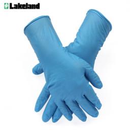 雷克蘭Lakeland 8308PF 限次型藍(lán)色丁晴橡膠手套