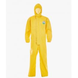 雷克蘭Lakeland 硝酸防護(hù)服 EPVC428 輕型PVC帶帽連體防化服