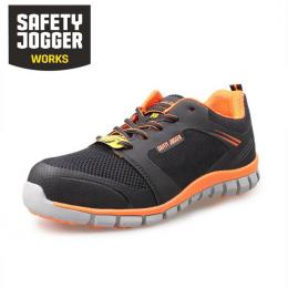 Safety Jogger/鞍琸宜 201002 納米碳包頭防砸防刺穿防靜電安全鞋