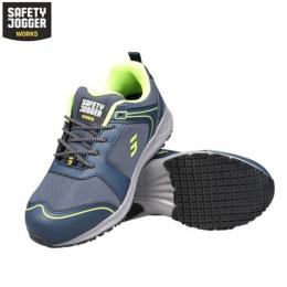 Safety Jogger/鞍琸宜 010594 BALTO S1 防砸防靜電海藍色安全鞋