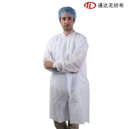一次性白大褂工作服無紡布隔離服實驗服