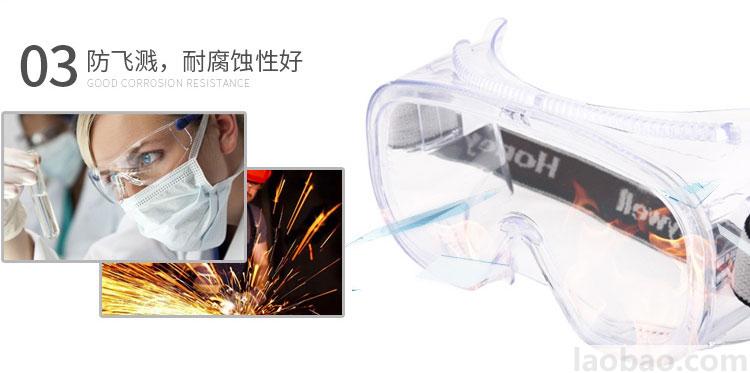 霍尼韋爾Honeywell護目鏡男女防風(fēng)防沙防塵防液體飛濺騎行運動眼鏡防護眼罩200300LG100A